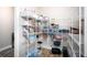 Well-organized pantry with ample shelving for storage at 3390 Dover Dr, Punta Gorda, FL 33983