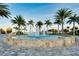 Circular water fountain in a community courtyard at 109 Porta Vecchio Bnd # 202, Nokomis, FL 34275