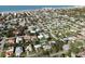 Aerial view of the property and its neighborhood, situated a short distance from the beach at 510 Harbor S Dr, Venice, FL 34285