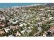 A serene view of the beach and neighborhood from above at 510 Harbor S Dr, Venice, FL 34285