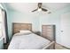 Bedroom with a double bed and ample dresser storage at 6796 Gasparilla Pines Blvd # 62, Englewood, FL 34224