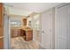 Kitchen with granite countertops and modern cabinetry at 784 Sarabay Rd # 18, Osprey, FL 34229