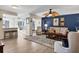 Spacious living room with great natural light and an open concept design at 815 Montrose Dr # 103, Venice, FL 34293
