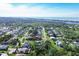 Wide aerial view of neighborhood near the ocean at 1030 Phorus Rd Rd, Venice, FL 34293
