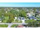 Aerial view of the property highlighting its spacious lot and desirable location at 1030 Phorus Rd Rd, Venice, FL 34293