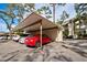 Covered carport parking for residents at 1174 Bird Bay Way # 107, Venice, FL 34285