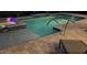 Relaxing backyard pool and spa with paver deck and lounge chair for enjoying the Florida sunshine at 169 N Cayman Isles Blvd, Englewood, FL 34223
