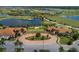 Aerial view of community clubhouse at 24029 Canterwood Way, Venice, FL 34293