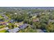 Wide aerial view of neighborhood, highlighting property at 2425 De Vore St, North Port, FL 34291