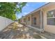 Screened patio and fenced backyard at 606 Marcus St # 26, Venice, FL 34285