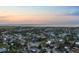 Wide aerial view of the neighborhood near the coastline at 842 Nokomis S Ave, Venice, FL 34285