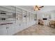 Built-in bookcases and ample storage in this home library at 1072 Venetian Pkwy, Venice, FL 34285