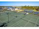 Aerial view of tennis and pickleball courts at 12240 Wellen Golf Street # 205, Venice, FL 34293