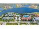 Aerial view of community amenities including tennis courts, pools, and clubhouse at 13825 Karina St, Venice, FL 34293