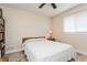 Cozy bedroom with a double bed and built-in shelving at 1716 Sklar Ct, Venice, FL 34293