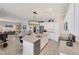 Modern kitchen with stainless steel appliances and granite countertops at 24176 Spartina Dr, Venice, FL 34293