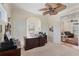 Bright office space with light walls, two closets, and an adjacent living room at 6405 Gulf Dr, Holmes Beach, FL 34217