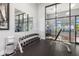 Well-equipped weight room featuring dumbbells and weight machines at 660 Ravello Blvd, Nokomis, FL 34275