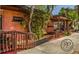 Small restaurant patio with seating and ramp at 1605 Phillip Pl, Englewood, FL 34223