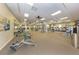 Fitness center with various exercise equipment at 23924 Skyflower Ct, Venice, FL 34293