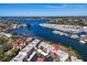 Breathtaking aerial view of the complex, highlighting its waterfront location and community at 250 Santa Maria St # 219, Venice, FL 34285
