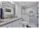 Modern bathroom with updated vanity and shower at 250 Santa Maria St # 219, Venice, FL 34285