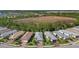 Aerial view of homes and a nature preserve at 2539 Brassica Dr, North Port, FL 34289