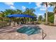Relaxing community spa with shaded seating at 2539 Brassica Dr, North Port, FL 34289