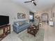 Spacious living room with comfortable seating and a neutral color palette at 2907 Ravinia Cir # 2907, Venice, FL 34292