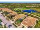 Community overview showcasing homes near a pond and golf course at 4245 Whispering Oaks Dr, North Port, FL 34287