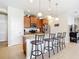Updated kitchen featuring granite countertops and wood cabinets at 4334 Lenox Blvd, Venice, FL 34293