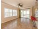 Bright dining area with tile floors and access to balcony at 500 San Lino Cir # 521, Venice, FL 34292