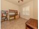 Spacious home office with built-in desk and shelving at 500 San Lino Cir # 521, Venice, FL 34292