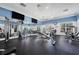 Fitness center with weight machines, benches, and dumbbells at 11897 Hunters Creek Rd, Venice, FL 34293