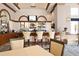 Elegant bar with seating and liquor display at 134 Savona Way, North Venice, FL 34275