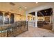Elegant clubhouse interior with dining area and staircase at 134 Savona Way, North Venice, FL 34275