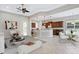 Bright and airy living room with open floor plan at 134 Savona Way, North Venice, FL 34275