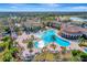 Community pool with expansive sundeck at 20428 Lagente Cir, Venice, FL 34293