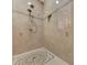 Walk-in shower with tiled walls and mosaic floor at 225 Firenze W Ave, Venice, FL 34285