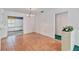 Dining area with tile floors and an open view to kitchen at 2281 Mars Rd, Venice, FL 34293