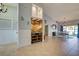 Built-in wooden bar/cabinet in dining area at 23102 Madelyn Ave, Port Charlotte, FL 33954