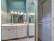 Bathroom vanity featuring a white countertop and modern fixtures at 263 Southampton Dr # 301, Venice, FL 34293