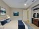 Inviting bedroom with calming decor, featuring neutral tones and a large closet at 263 Southampton Dr # 301, Venice, FL 34293