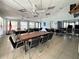 Community dining area with multiple tables and chairs at 263 Southampton Dr # 301, Venice, FL 34293