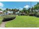 Well-manicured lawn area with lush landscaping at 2959 Bay St, Sarasota, FL 34237