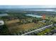 High-altitude aerial perspective of the property and surrounding area at 3200 Rowland Dr, Punta Gorda, FL 33980
