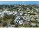 Top-down view of a residential area near the beach at 533 Parkdale Mews # 533, Venice, FL 34285