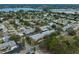 Aerial view showcasing the community's location amidst a residential neighborhood at 533 Parkdale Mews # 533, Venice, FL 34285