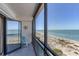 Private balcony offering breathtaking ocean views at 629 Alhambra Rd # 704, Venice, FL 34285