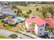 Aerial view of home and community pool area at 758 Village Cir # 106, Venice, FL 34292